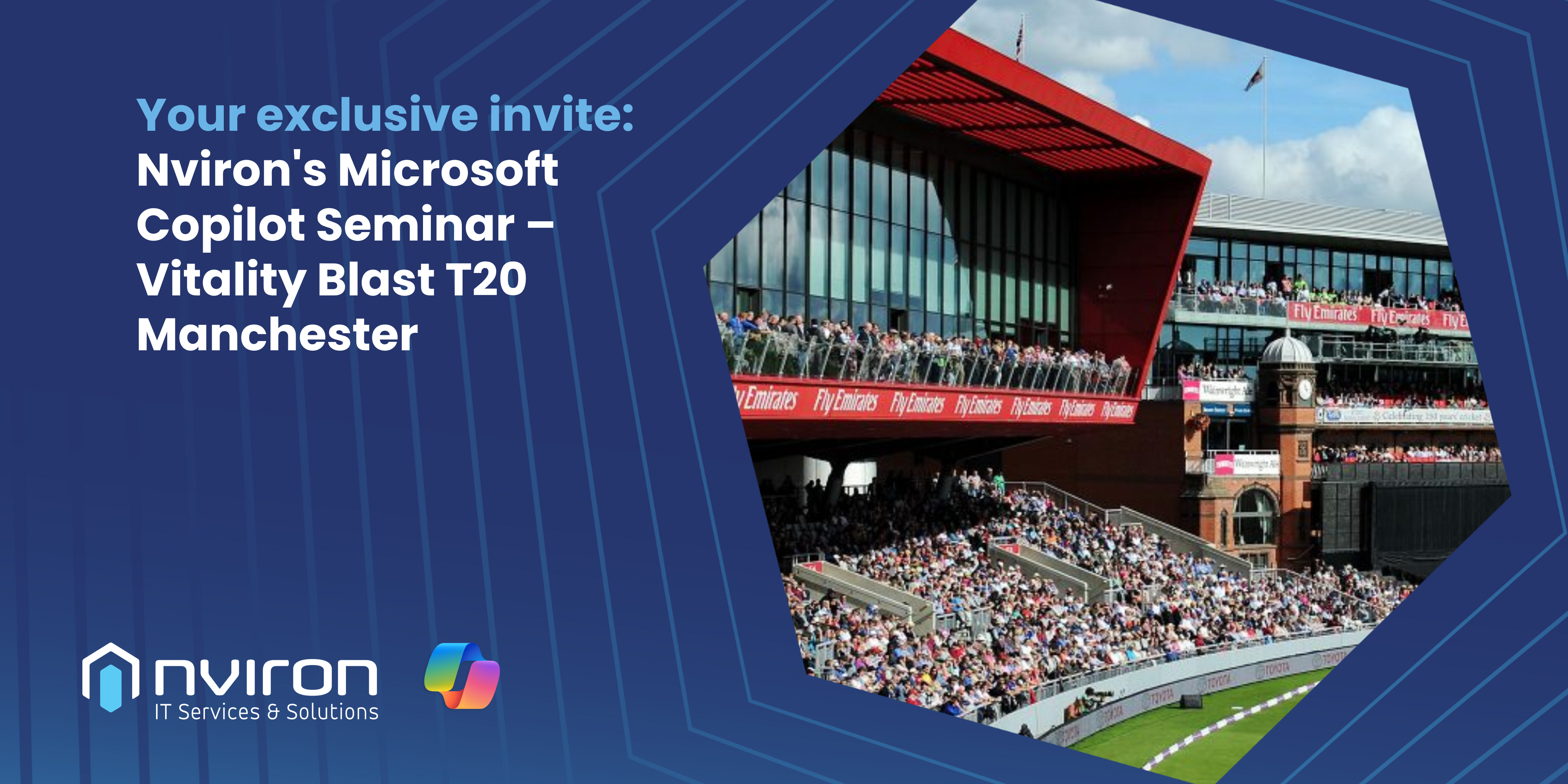 Your exclusive invite Nviron's Microsoft Copilot Seminar T20 Cricket Manchester